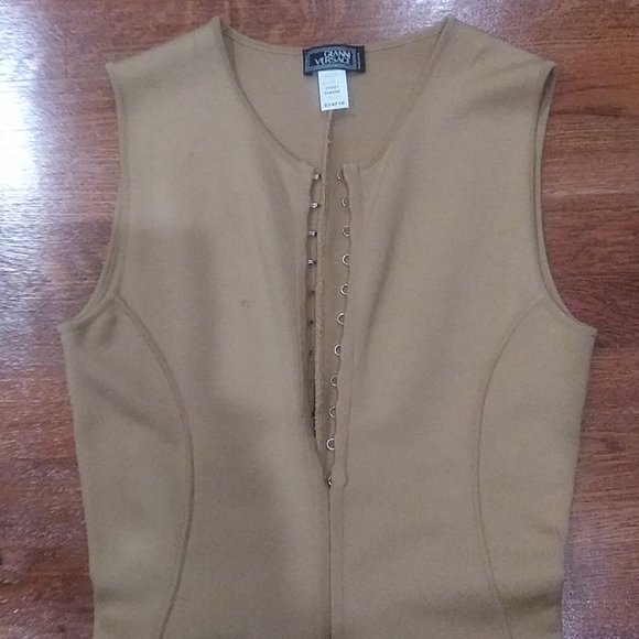 Gianni Versace couture hook closure fitted dress - Picture 2 of 9